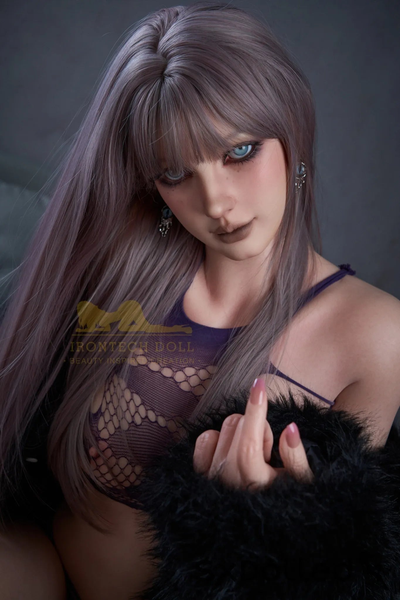 Alina A (C-Cup) (169cm) | Caucasian Petite Sex Doll | Irontech Doll C-Cup / 169cm / Purple Sex Doll