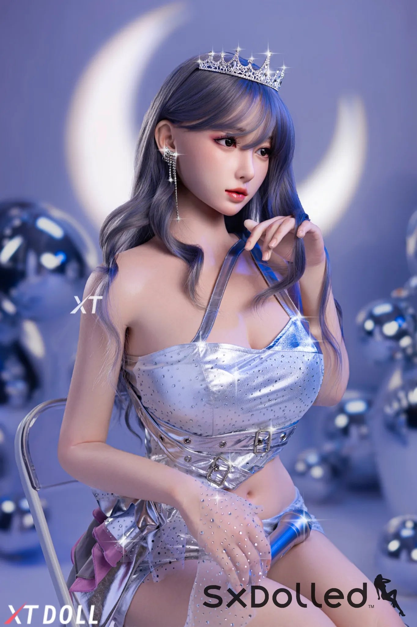 Charlene A (E-Cup) (165cm) | Asian Grey Hair Sex Doll | XT Doll E-Cup / 165cm / Grey Sex Doll