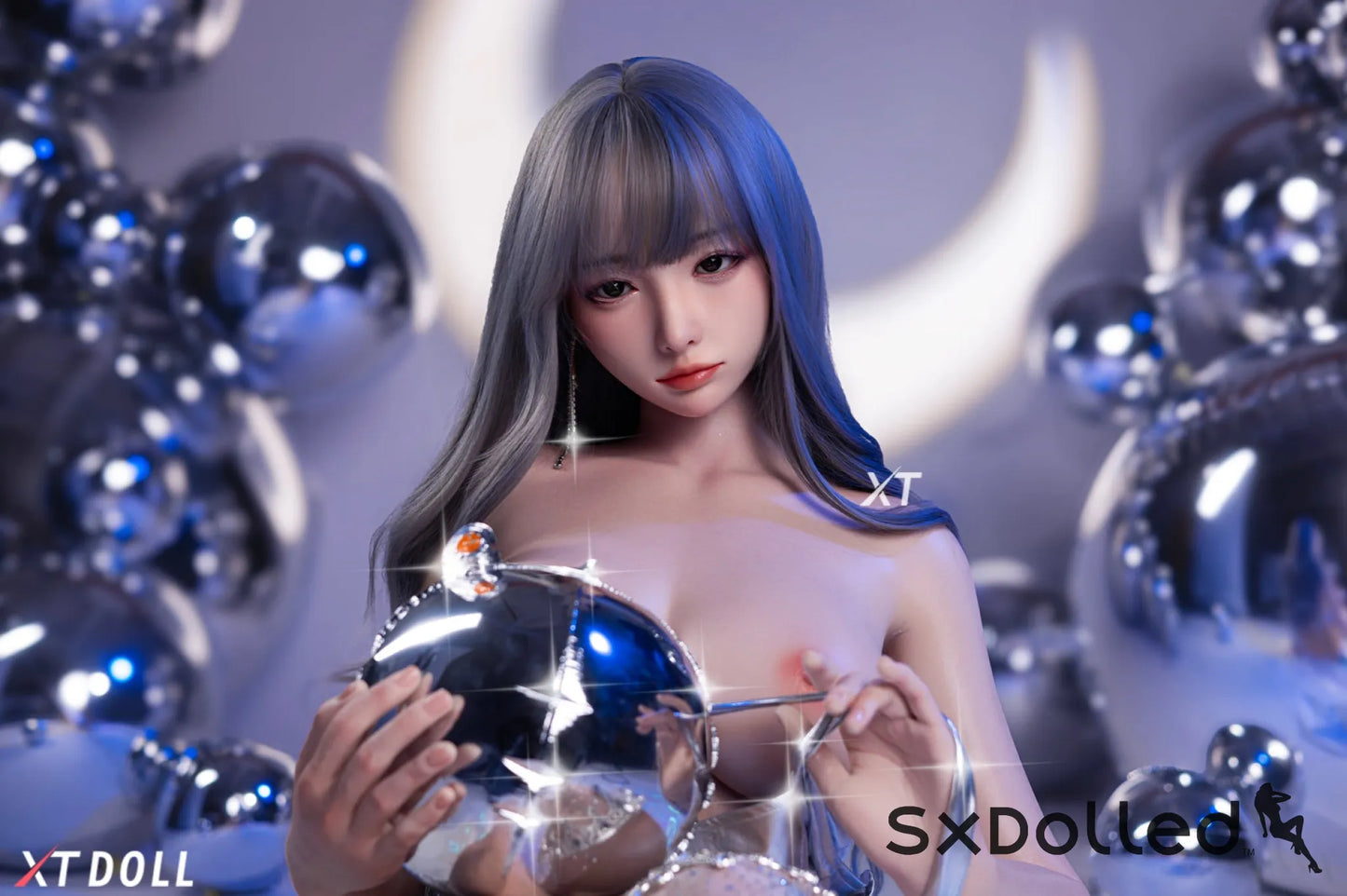 Charlene A (E-Cup) (165cm) | Asian Grey Hair Sex Doll | XT Doll E-Cup / 165cm / Grey Sex Doll