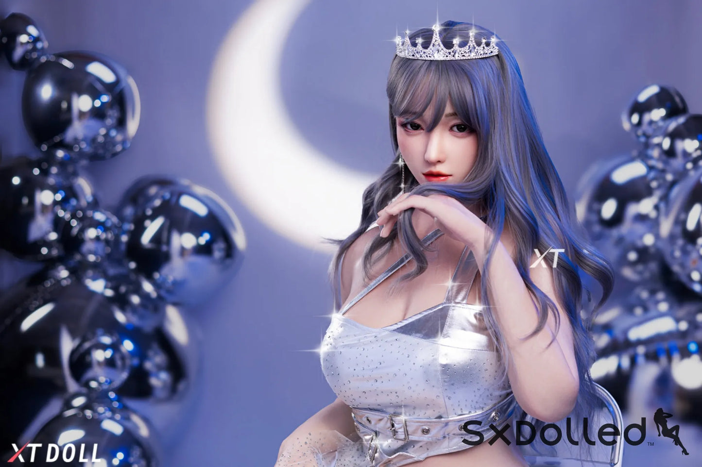 Charlene A (E-Cup) (165cm) | Asian Grey Hair Sex Doll | XT Doll E-Cup / 165cm / Grey Sex Doll