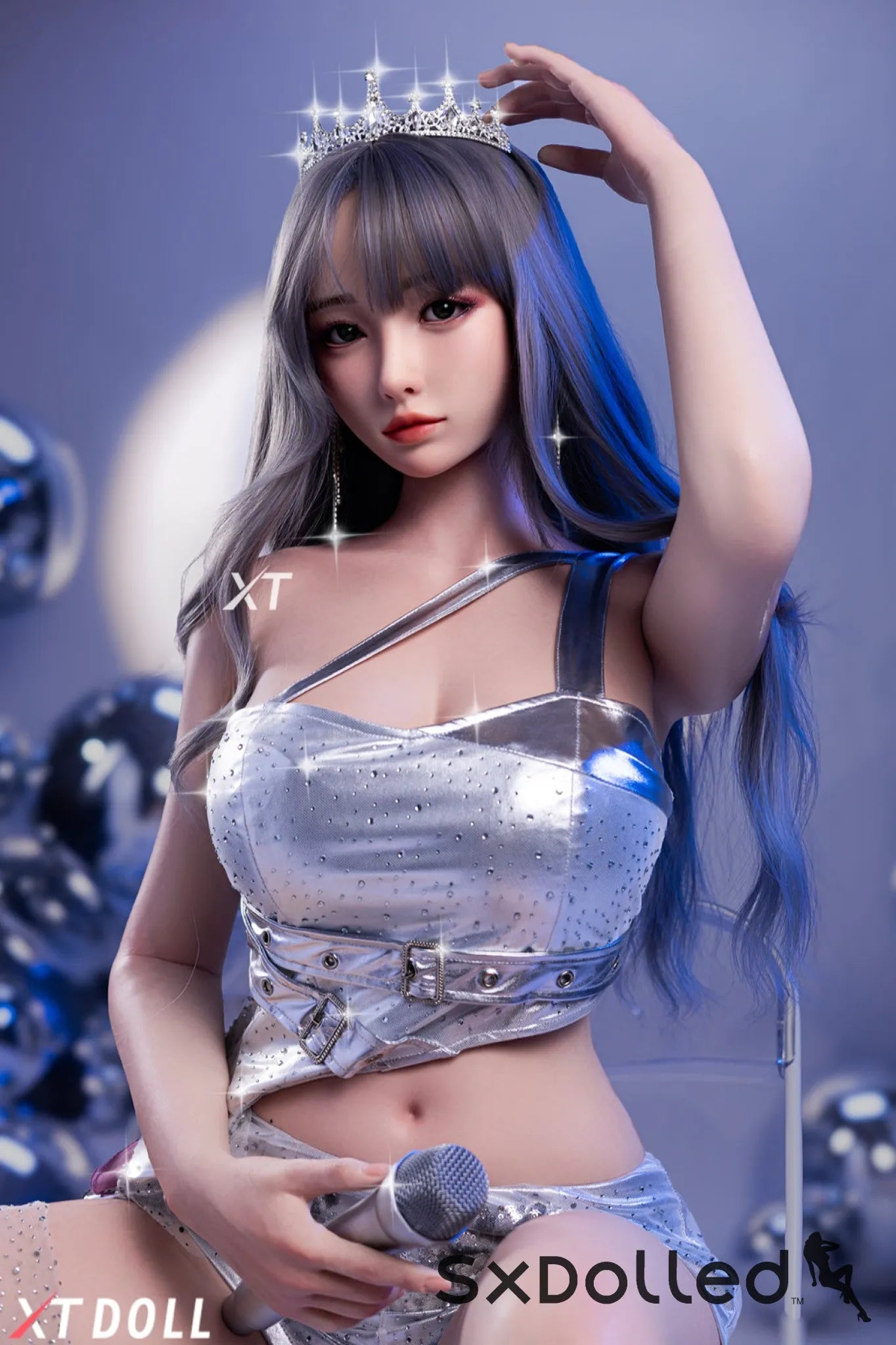 Charlene A (E-Cup) (165cm) | Asian Grey Hair Sex Doll | XT Doll E-Cup / 165cm / Grey Sex Doll