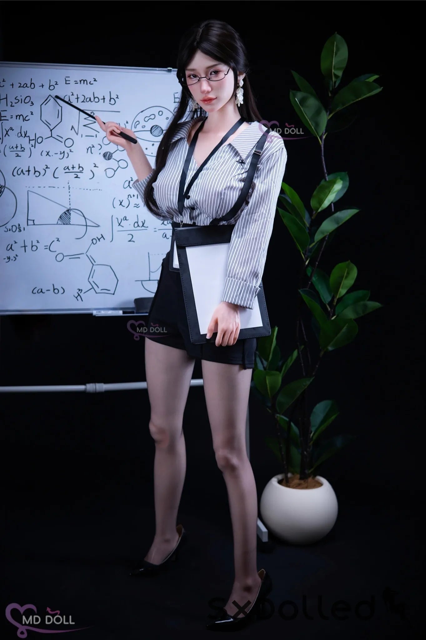 Cindy B (E-Cup) (163cm) | Asian Professor Sex Doll | MD Doll E-Cup / 163cm / Brunette Sex Doll