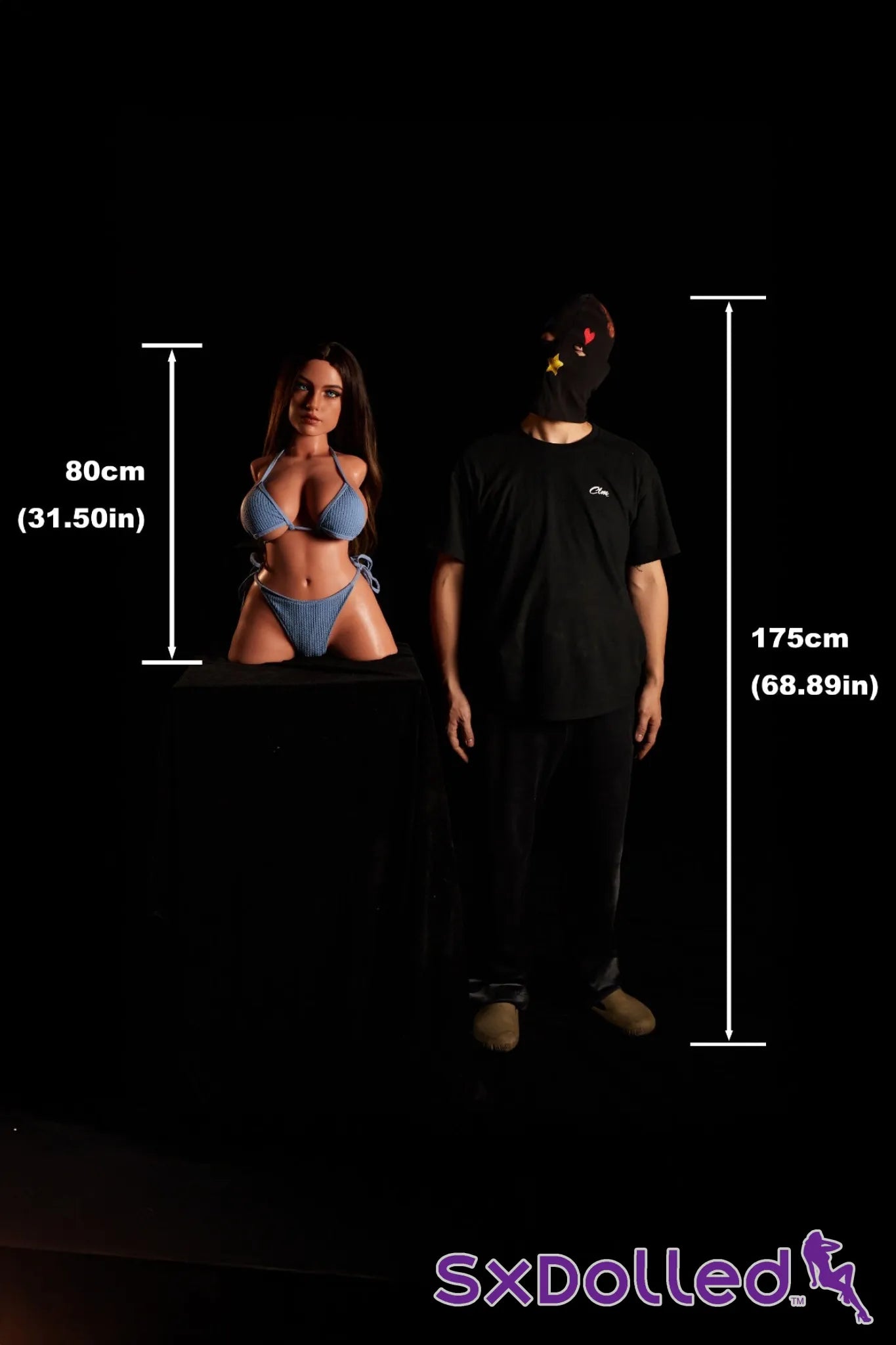 Eliza A (G-Cup) (80cm) | Latina Sex Doll Torso | Climax Doll G-Cup / 80cm / Brunette Sex Torso