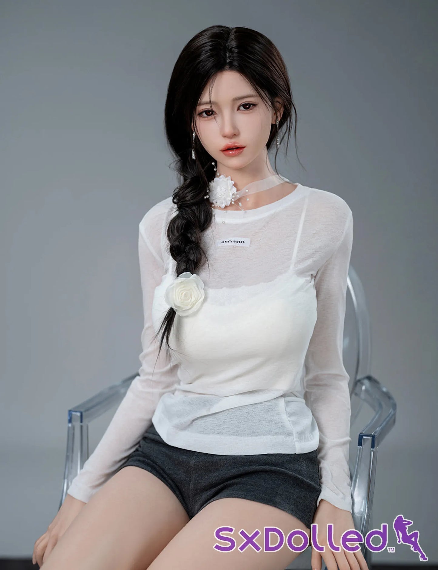 Liang-3 (F-Cup) (168cm) | Thin Busty Asian Sex Doll | Top CY Doll - F-Cup / 168cm / Black - Sex Doll
