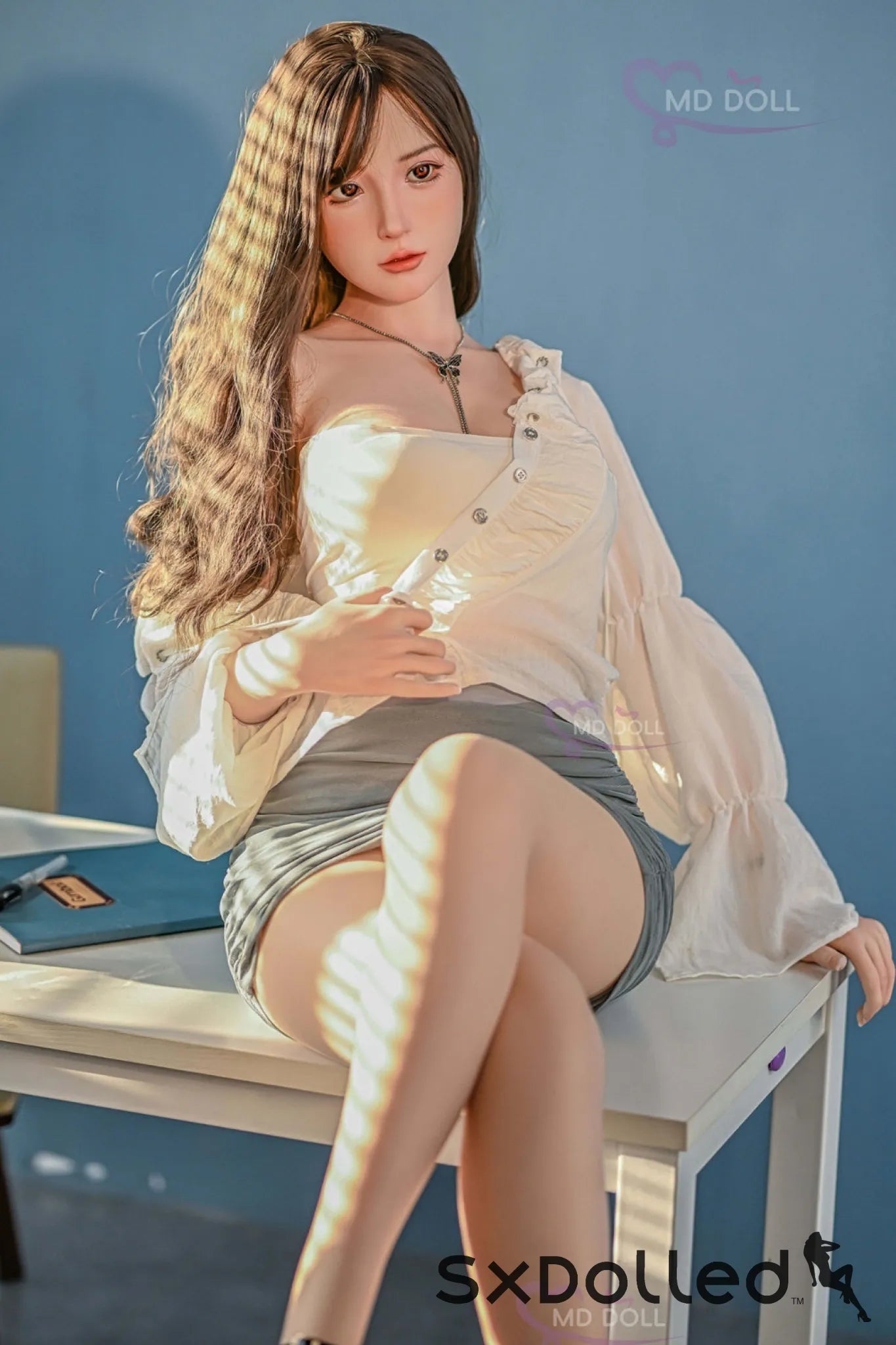 Lulu A (C-Cup) (166cm) | Brunette Asian Pear Sex Doll | MD Doll C-Cup / 166cm / Brunette Sex Doll