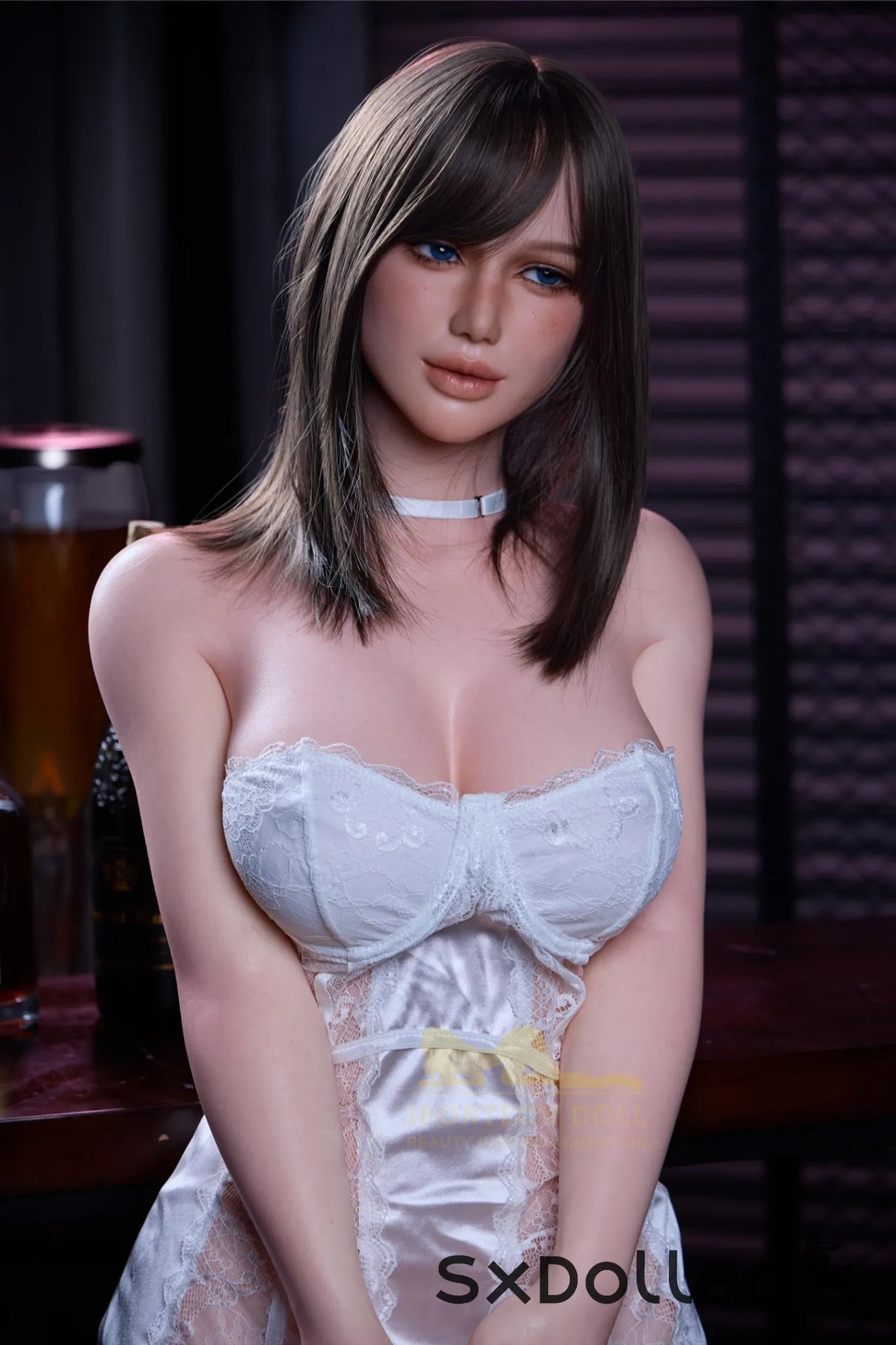 Milena A (H-Cup) (164cm) | Curvy All In One Sex Doll | Irontech Doll H-Cup / 164cm / Brunette Sex Doll