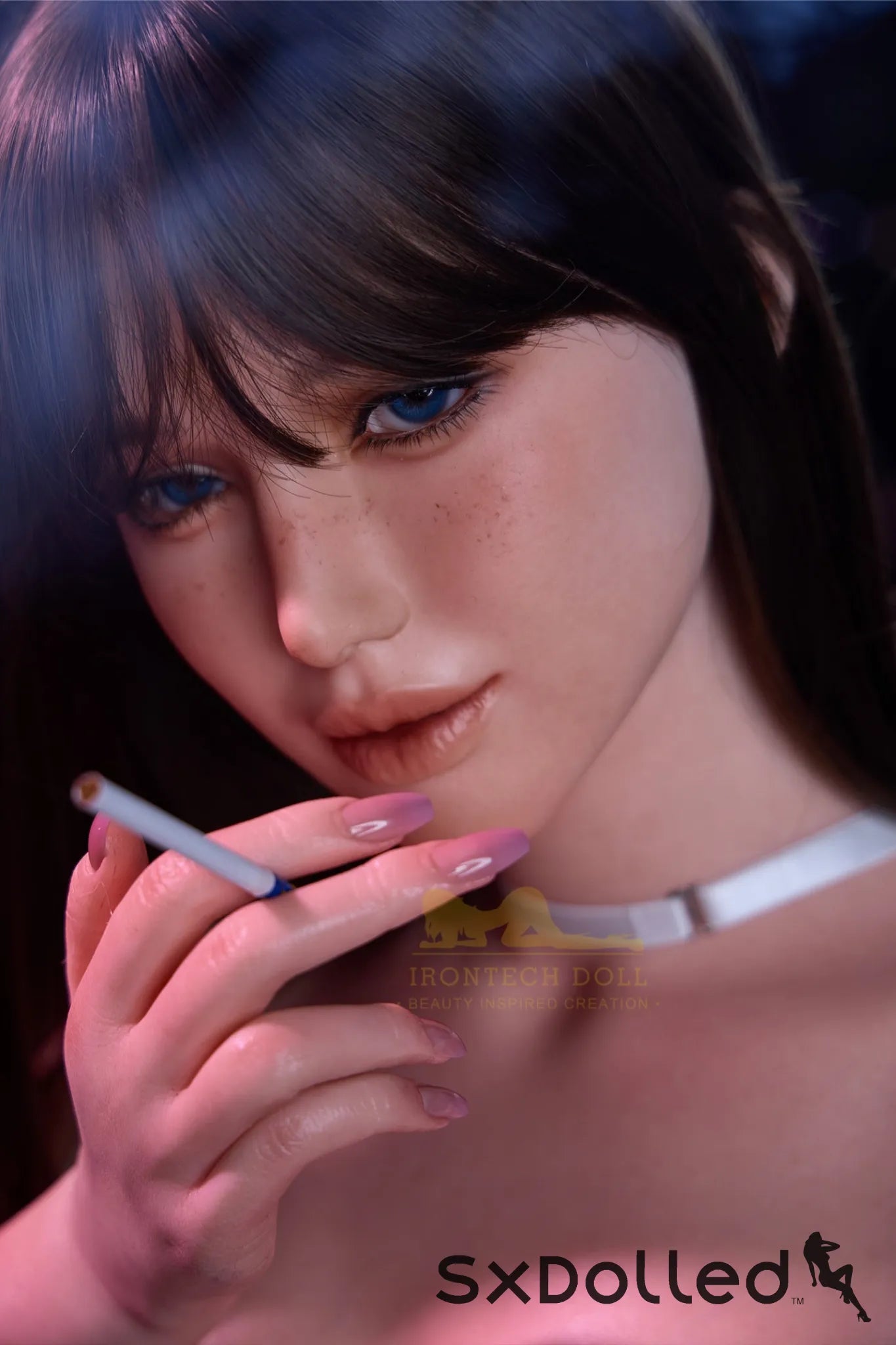 Milena A (H-Cup) (164cm) | Curvy All In One Sex Doll | Irontech Doll H-Cup / 164cm / Brunette Sex Doll