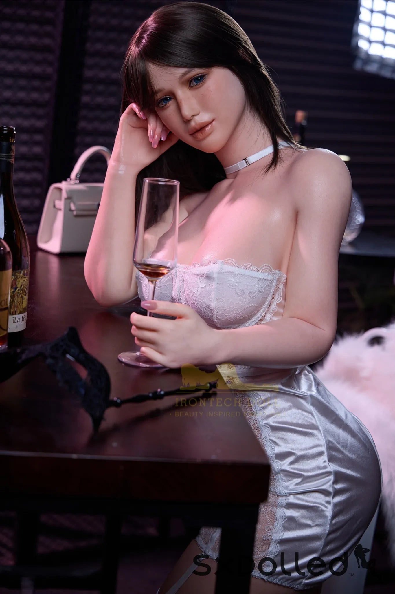 Milena A (H-Cup) (164cm) | Curvy All In One Sex Doll | Irontech Doll H-Cup / 164cm / Brunette Sex Doll