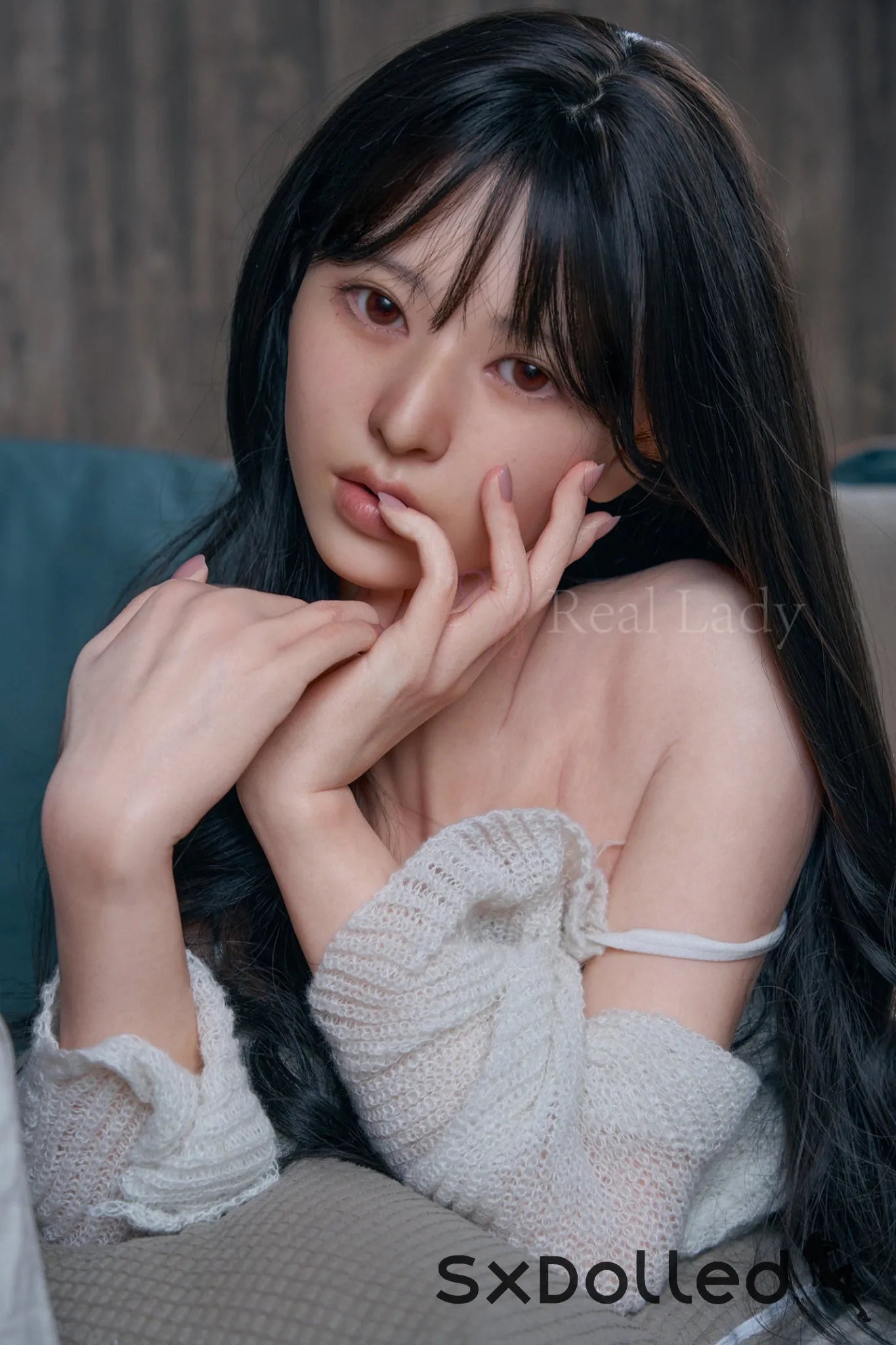 Samira A (H-Cup) (150cm) | Asian Black Hair Sex Doll | Real Lady H-Cup / 150cm / Black Sex Doll