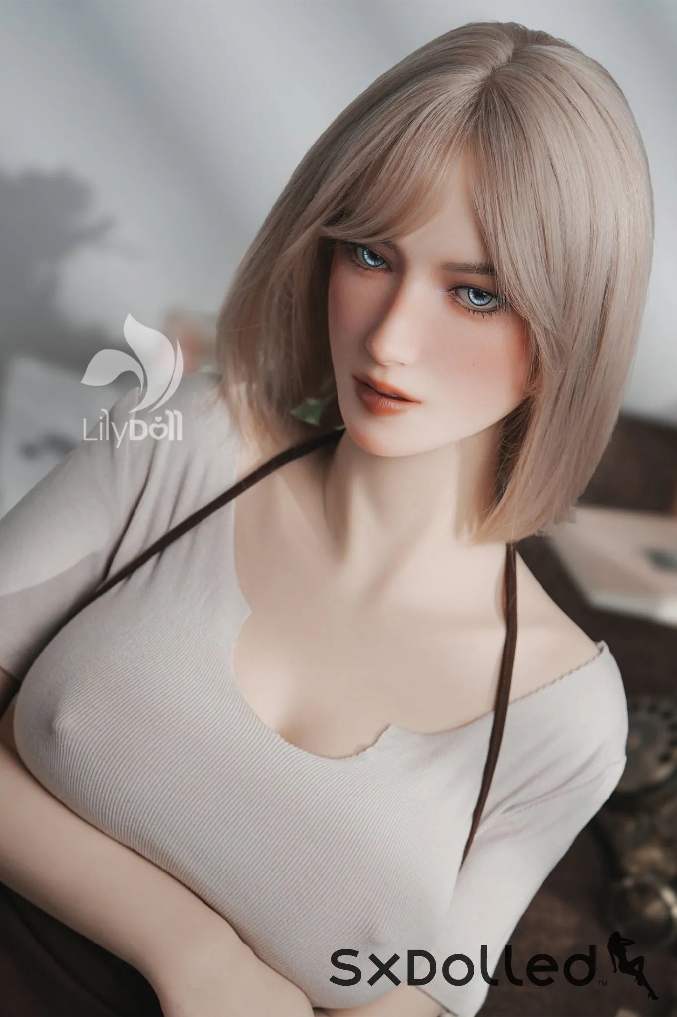 Selene B (F-Cup) (168cm) | Short Blonde Hair Sex Doll | Lily Doll F-Cup / 168cm / Blonde Sex Doll