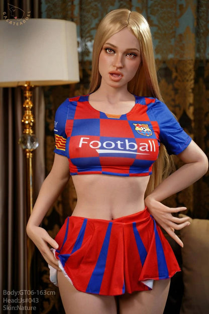 Ginger (F-Cup) (163cm) | Sporty Long-Haired Blonde Sex Doll | Galatea Doll