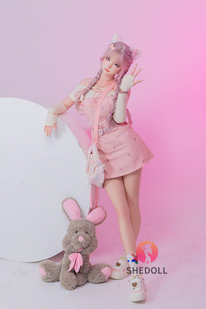 Tanya B (D-Cup) (168cm) | Kitty Pink Haired Asian Sex Doll | SHEDOLL