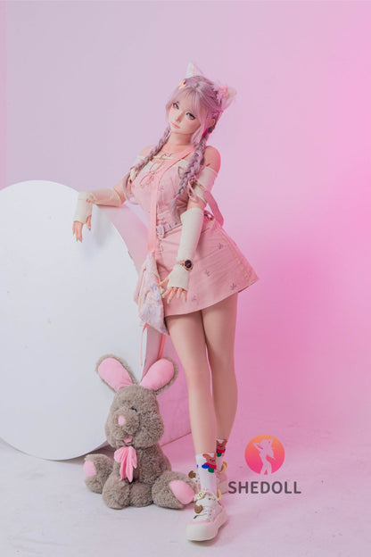 Tanya B (D-Cup) (168cm) | Kitty Pink Haired Asian Sex Doll | SHEDOLL