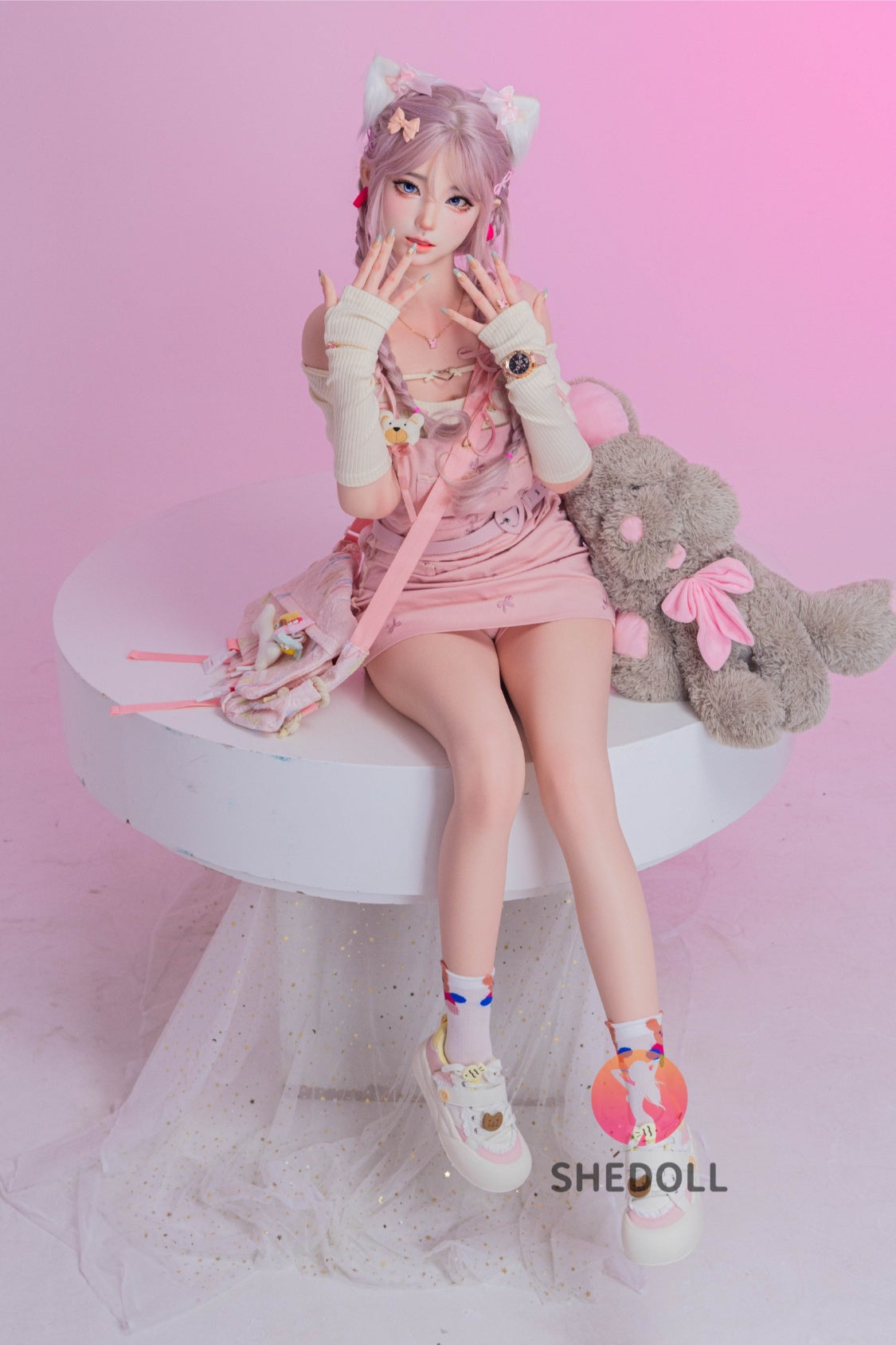 Tanya B (D-Cup) (168cm) | Kitty Pink Haired Asian Sex Doll | SHEDOLL