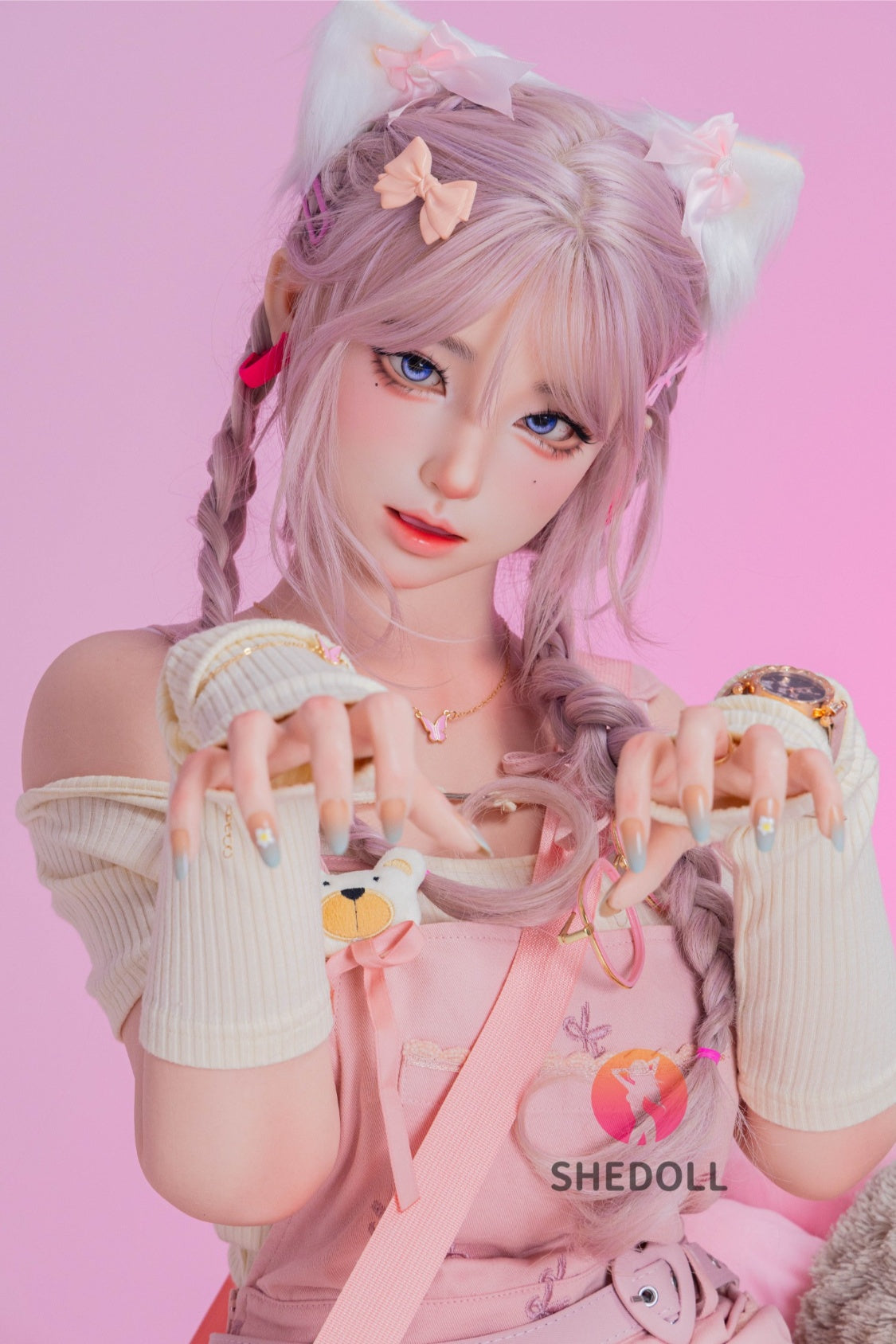 Tanya B (D-Cup) (168cm) | Kitty Pink Haired Asian Sex Doll | SHEDOLL