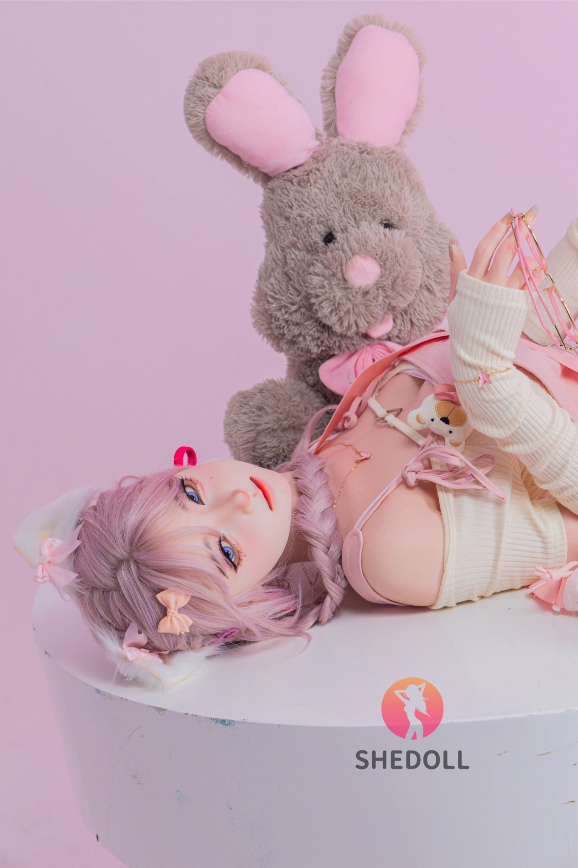 Tanya B (D-Cup) (168cm) | Kitty Pink Haired Asian Sex Doll | SHEDOLL