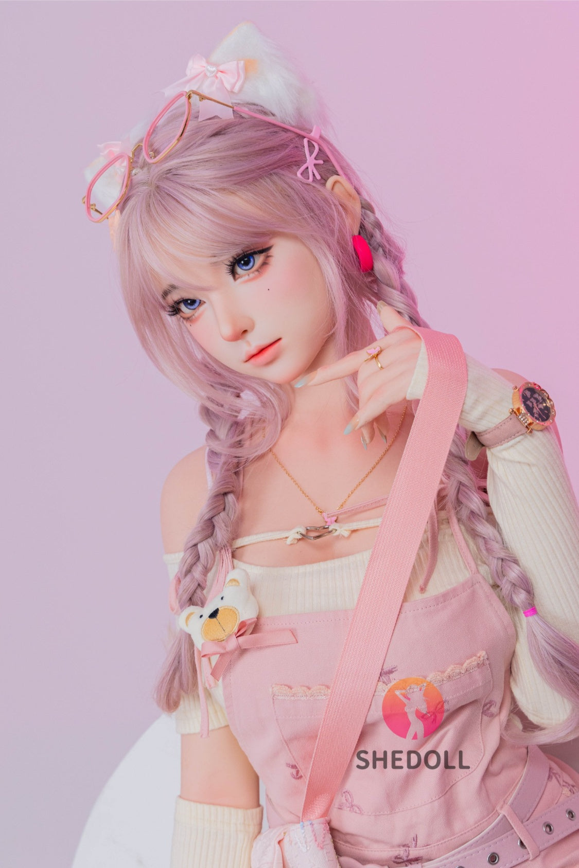 Tanya B (D-Cup) (168cm) | Kitty Pink Haired Asian Sex Doll | SHEDOLL