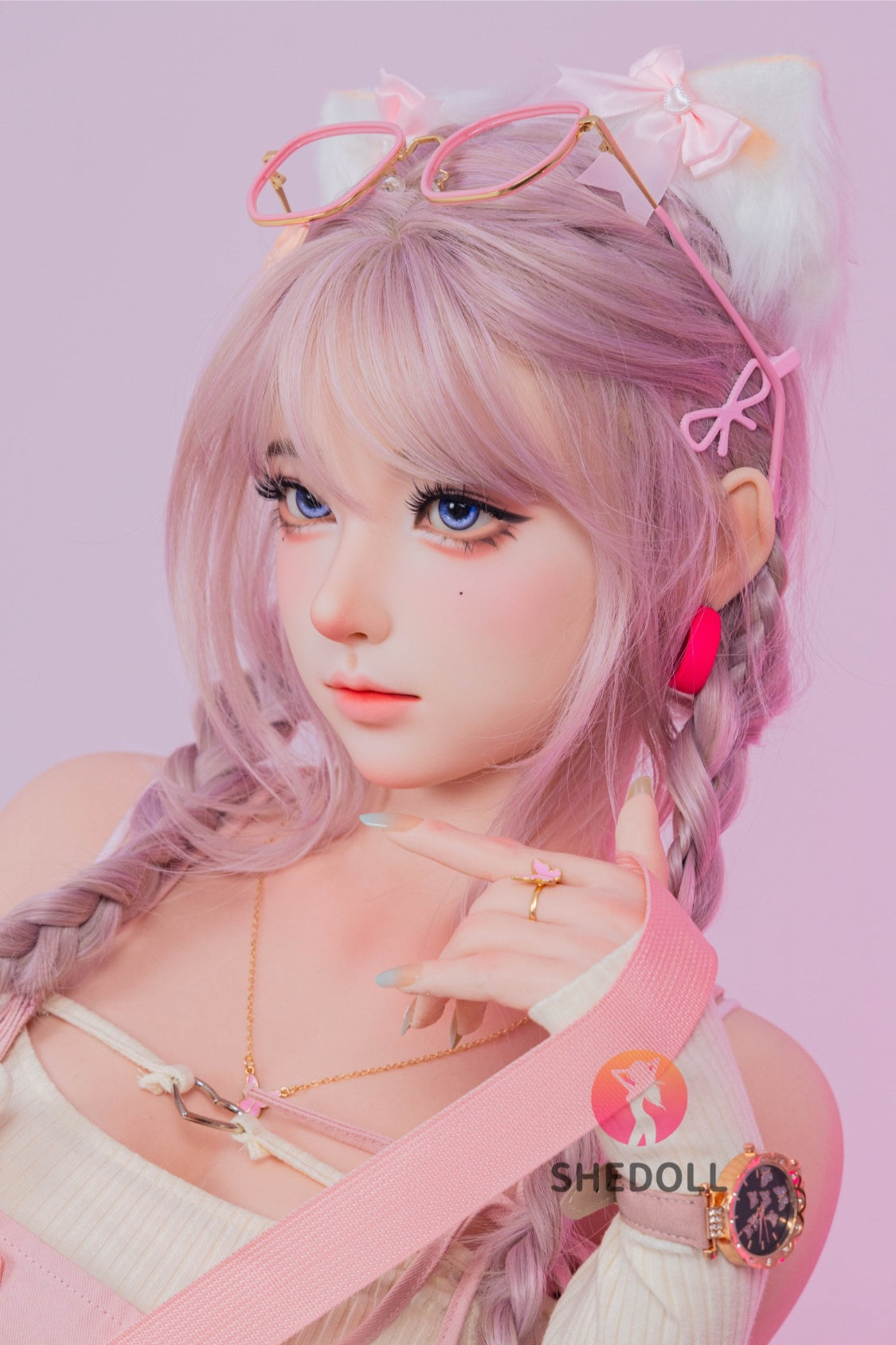 Tanya B (D-Cup) (168cm) | Kitty Pink Haired Asian Sex Doll | SHEDOLL