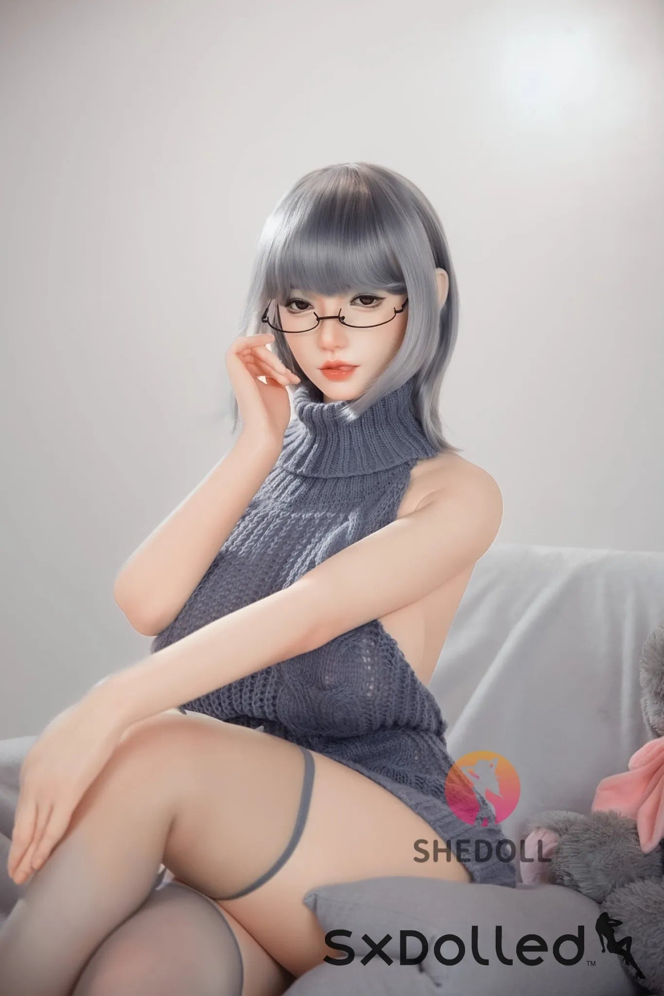 Achu A (H-Cup) (163cm) | Busty Mature Asian Sex Doll | SHEDOLL H-Cup / 163cm / Silver Sex Doll
