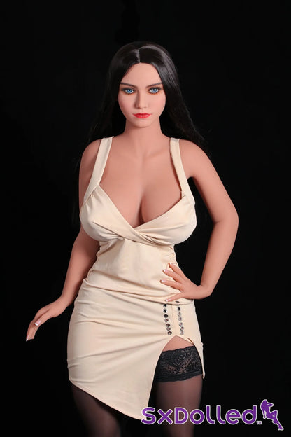 Ajella (H-Cup) (155cm) | Ivory Midnight Empress Sex Doll | Fire Doll - H-Cup / 155cm / Black - Sex Doll