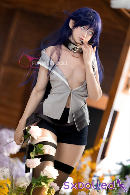 Amy A (A-Cup) (159cm) | Naruto Hinata Cosplay Sex Doll | Funwest Doll A-Cup / 159cm / Purple Sex Doll