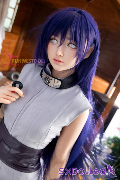 Amy A (A-Cup) (159cm) | Naruto Hinata Cosplay Sex Doll | Funwest Doll A-Cup / 159cm / Purple Sex Doll