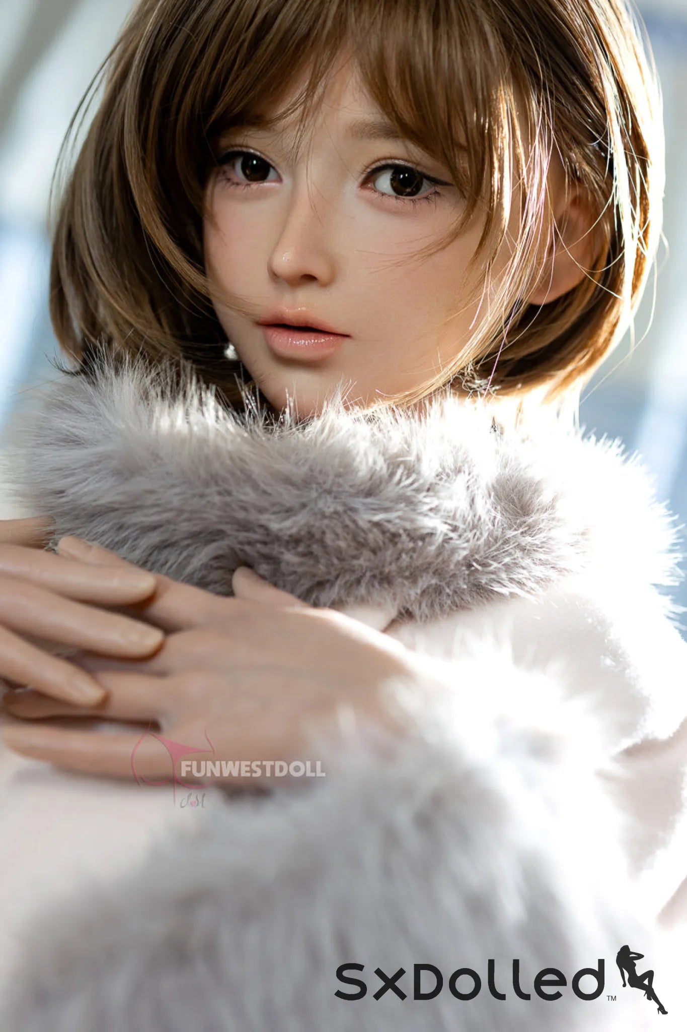 Amy D (G-Cup) (157cm) | Curvy Busty Thick Sex Doll | Funwest Doll G-Cup / 157cm / Brunette Sex Doll