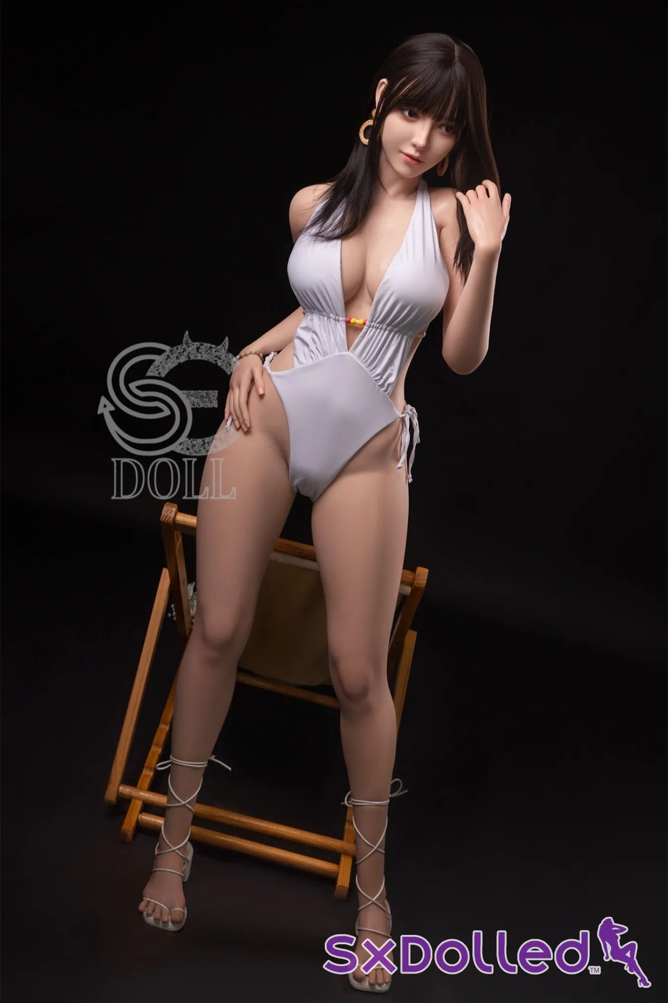 Annika.F (C Cup) (165cm) | Happy Brunette Asian Sex Doll | SE Doll C Cup / 165cm / Brunette Sex Doll