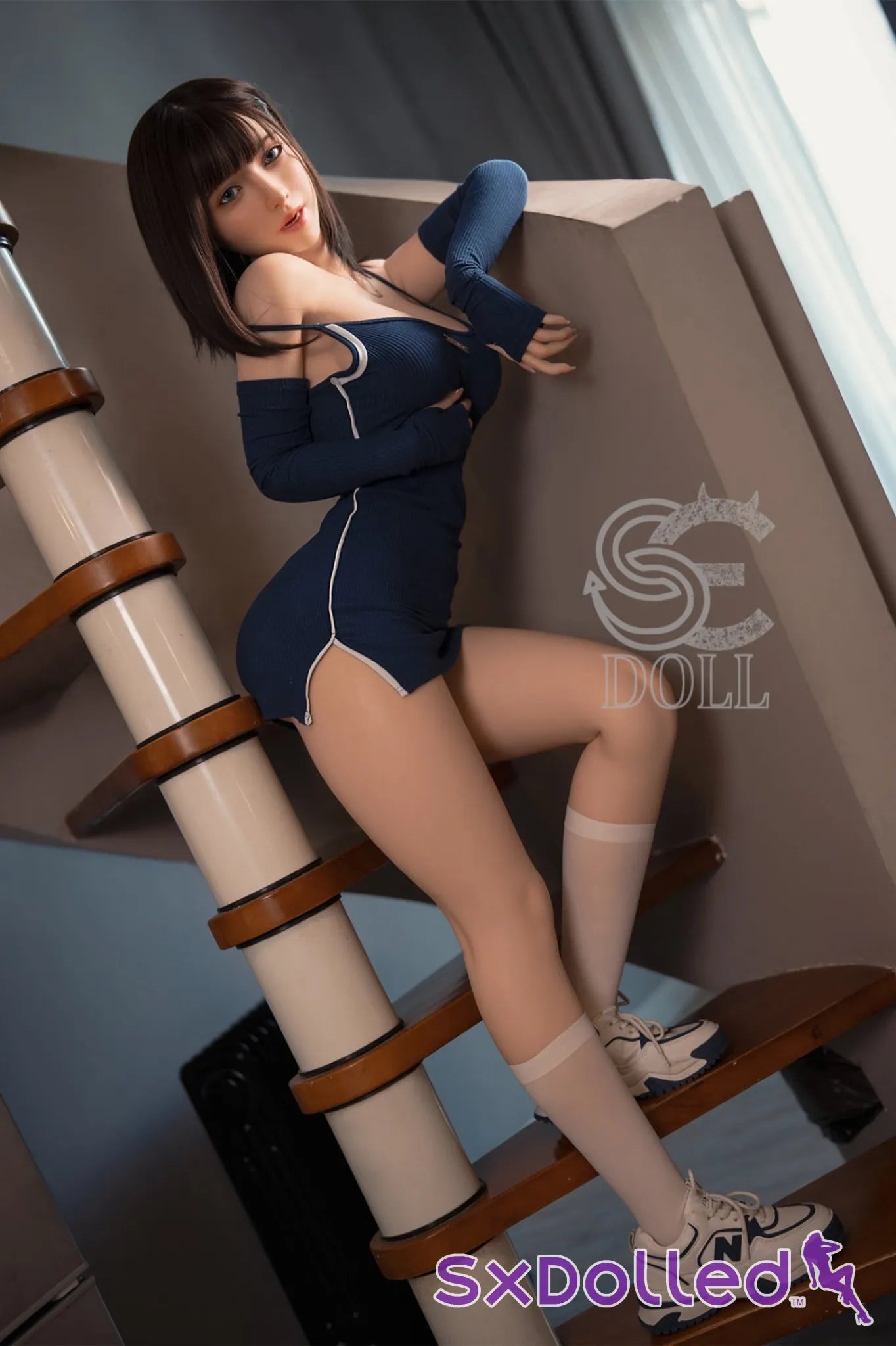Annika.G (E Cup) (161cm) | Short Brunette Hair Sex Doll | SE Doll E Cup / 161cm / Brunette Sex Doll