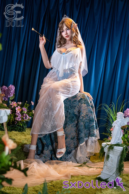 Annika.L (I-Cup) (157cm) | Mystical Thick Artist Elf Sex Doll | SE Doll - I-Cup / 157cm / Brunette - Sex Doll