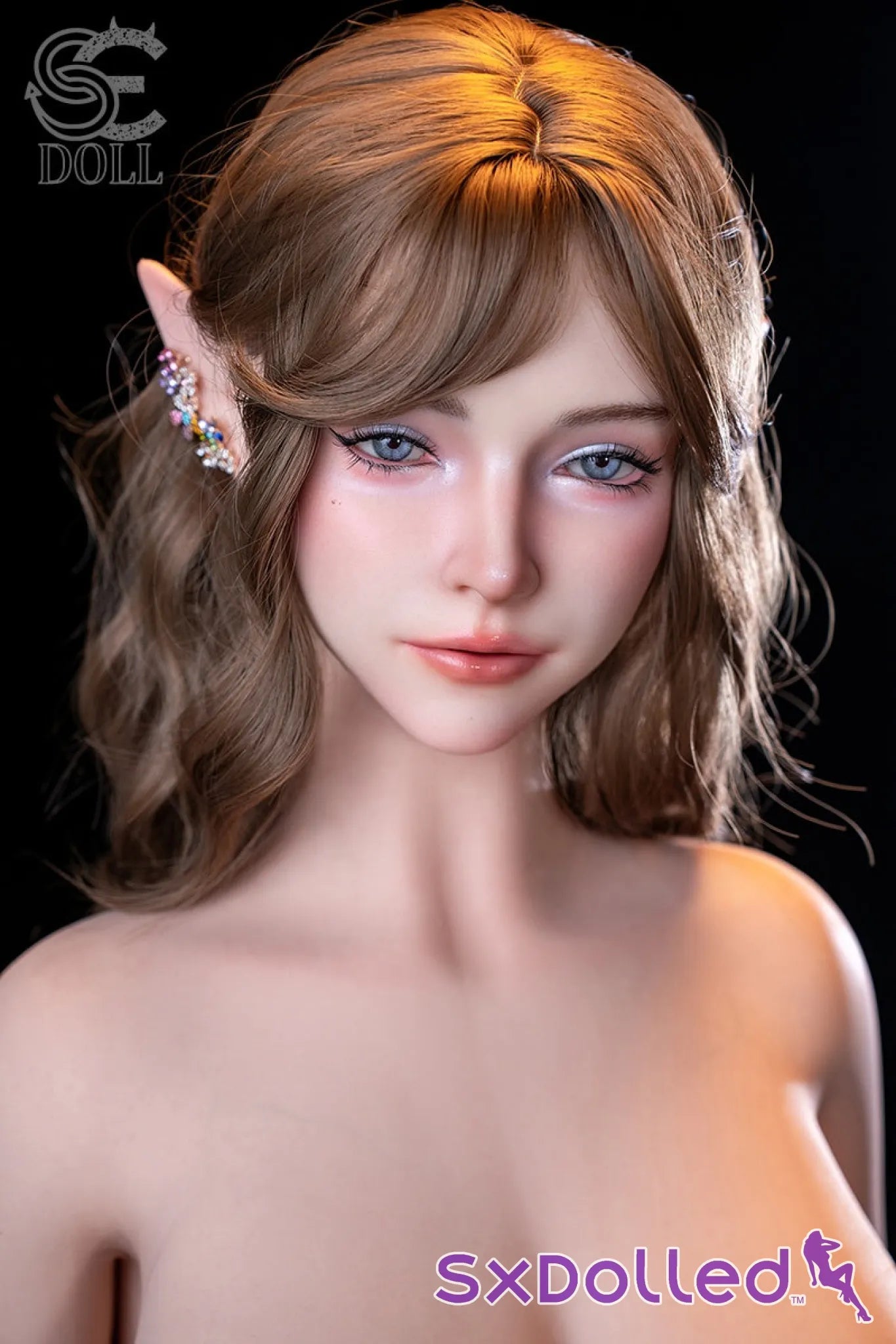 Annika.L (I-Cup) (157cm) | Mystical Thick Artist Elf Sex Doll | SE Doll - I-Cup / 157cm / Brunette - Sex Doll