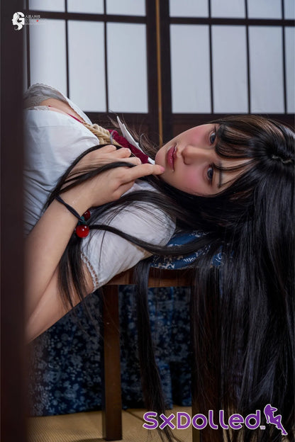 April A (G-Cup) (163cm) | Ultra Realistic Asian Sex Doll | Gynoid Doll - G-Cup / 163cm / Black - Sex Doll