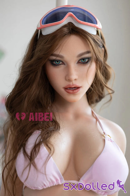 Aria F (F-Cup) (158cm) | Pear Caucasian Sex Doll | Aibei Doll F-Cup / 158cm / Brunette Sex Doll