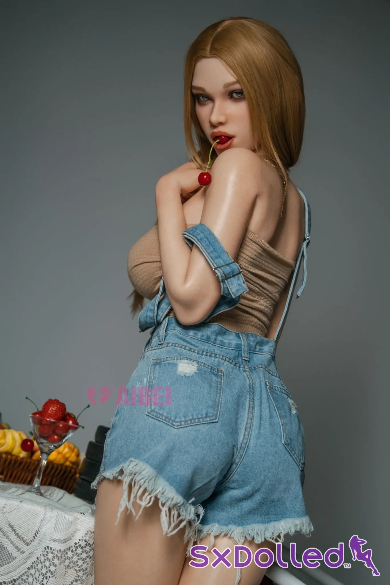 Aria G (F-Cup) (158cm) | Blonde Caucasian Sex Doll | Aibei Doll F-Cup / 158cm / Blonde Sex Doll