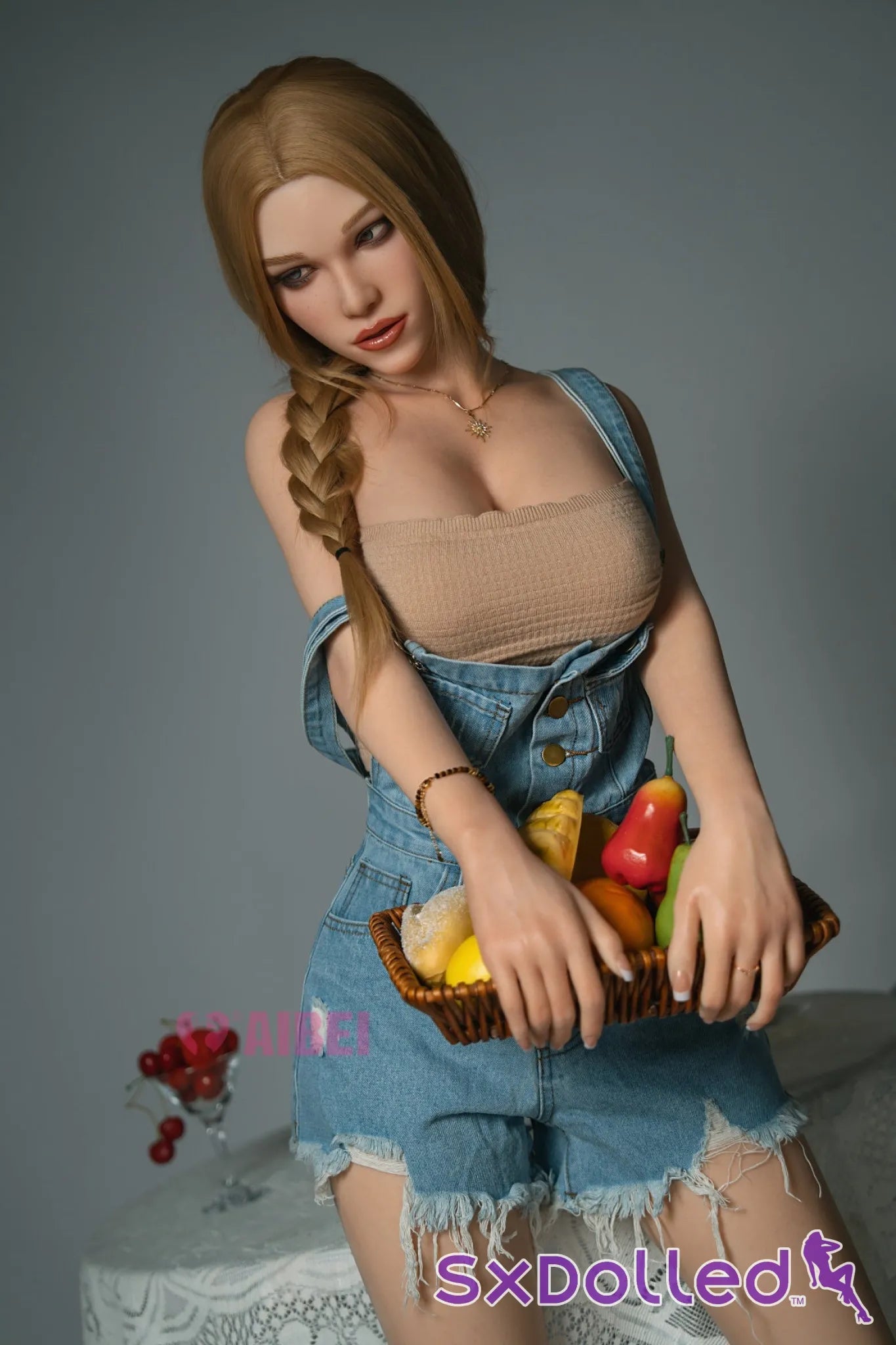 Aria G (F-Cup) (158cm) | Blonde Caucasian Sex Doll | Aibei Doll F-Cup / 158cm / Blonde Sex Doll