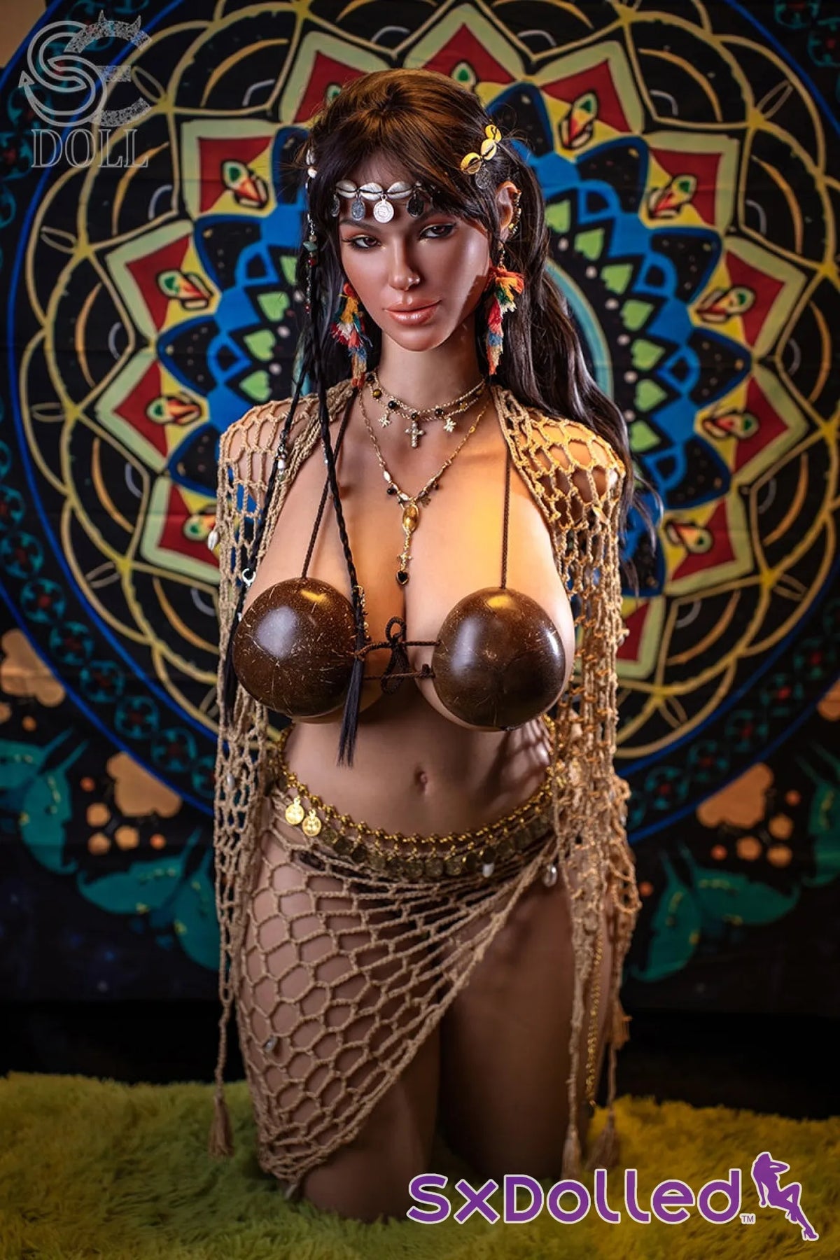 Aria Knox.B (G-Cup) (111cm) | Egyptian Sex Doll Torso | SE Doll - G-Cup / 111cm / Brunette - Sex Torso