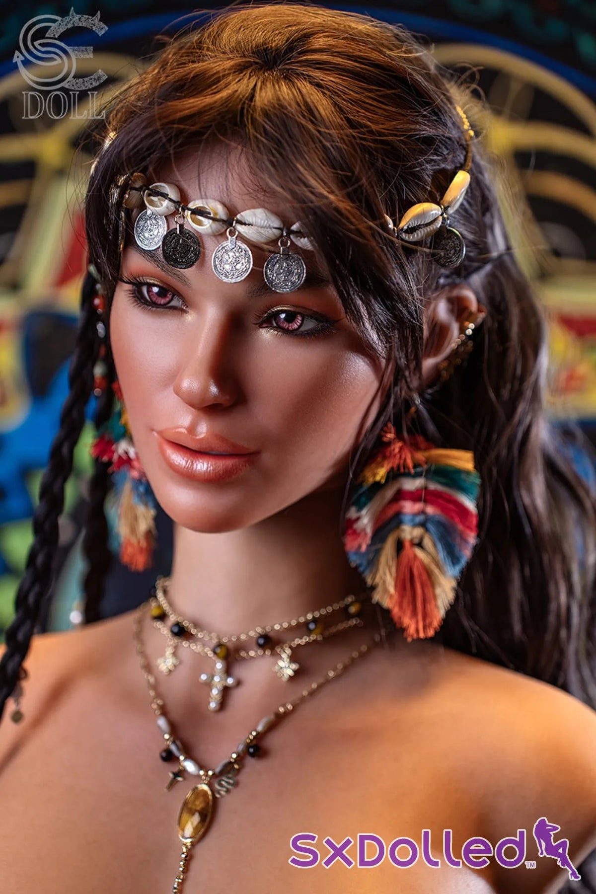 Aria Knox.B (G-Cup) (111cm) | Egyptian Sex Doll Torso | SE Doll - G-Cup / 111cm / Brunette - Sex Torso
