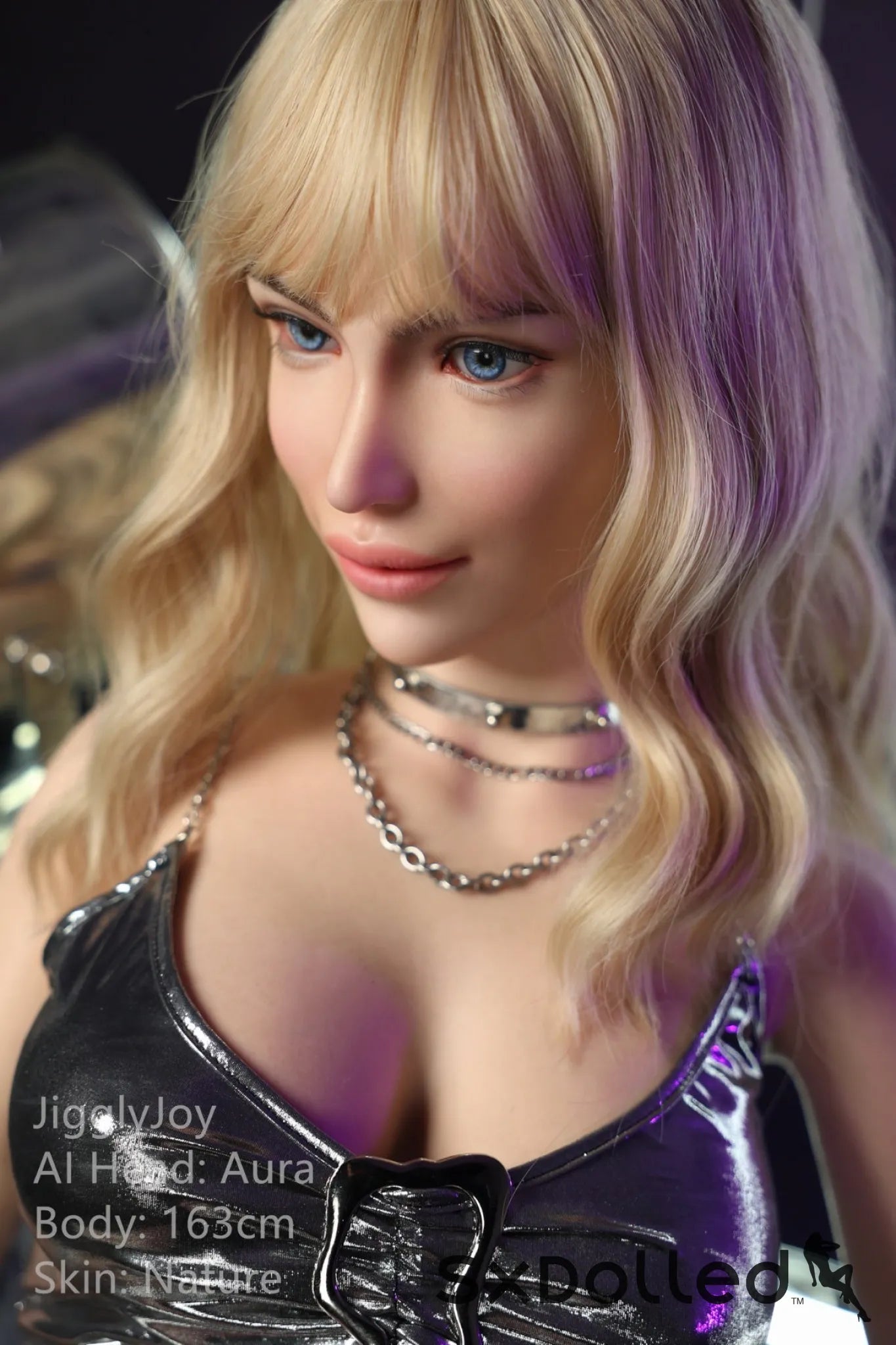 Aura (E-Cup) (163cm) | Curvy Happy Blonde AI Sex Doll | JigglyJoy E-Cup / 163cm / Blonde Sex Doll