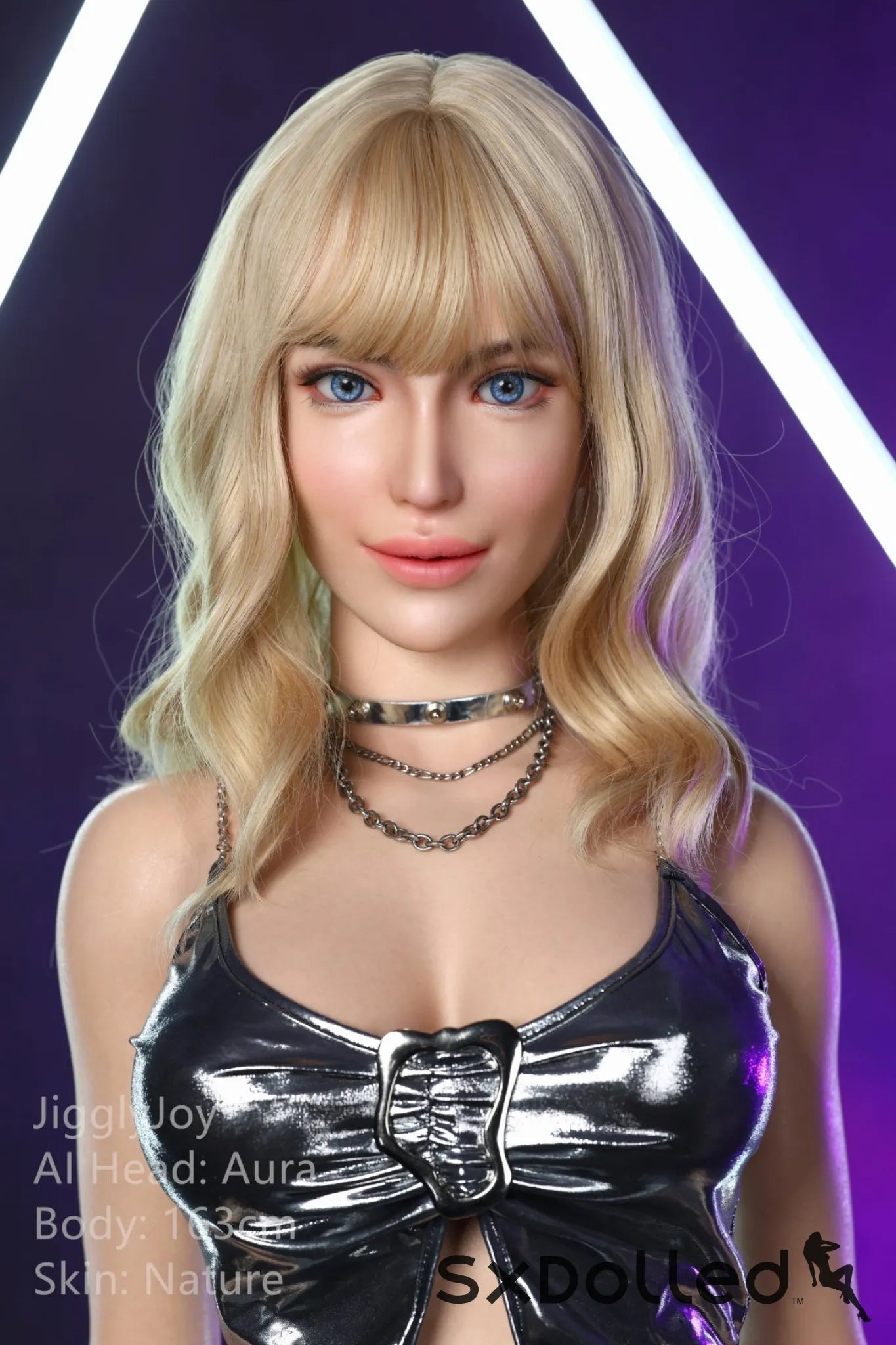Aura (E-Cup) (163cm) | Curvy Happy Blonde AI Sex Doll | JigglyJoy E-Cup / 163cm / Blonde Sex Doll