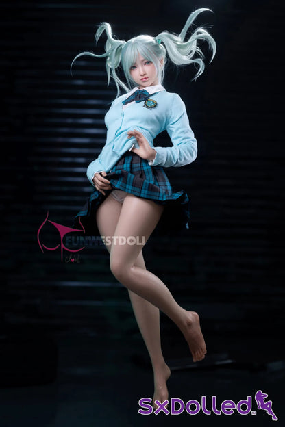 Avina (A-Cup) (159cm) | Sex Doll A-Cup / 159cm / Blue Sex Doll