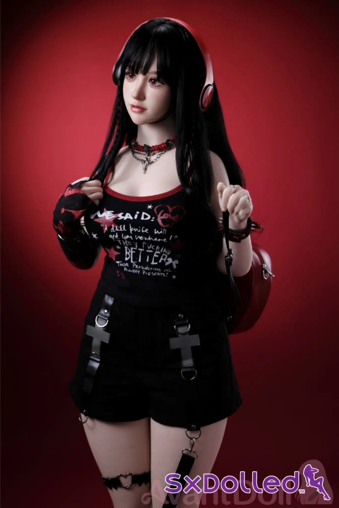 Ayaka A (F-Cup) (165cm) | Caucasian Goth Sex Doll | Avant Doll F-Cup / 165cm / Black Sex Doll