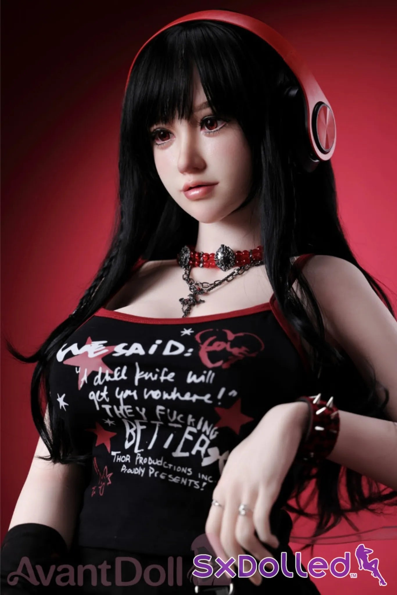 Ayaka A (F-Cup) (165cm) | Caucasian Goth Sex Doll | Avant Doll F-Cup / 165cm / Black Sex Doll