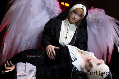 Bella C (A-Cup) (159cm) | Angel Nun Cosplay Sex Doll | Funwest Doll A-Cup / 159cm / Blonde Sex Doll
