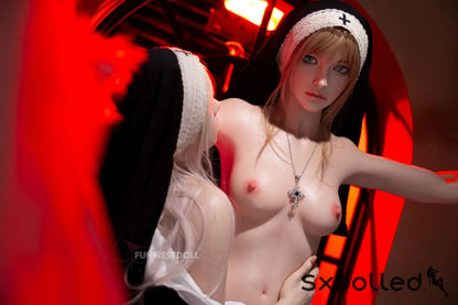 Bella C (A-Cup) (159cm) | Angel Nun Cosplay Sex Doll | Funwest Doll A-Cup / 159cm / Blonde Sex Doll