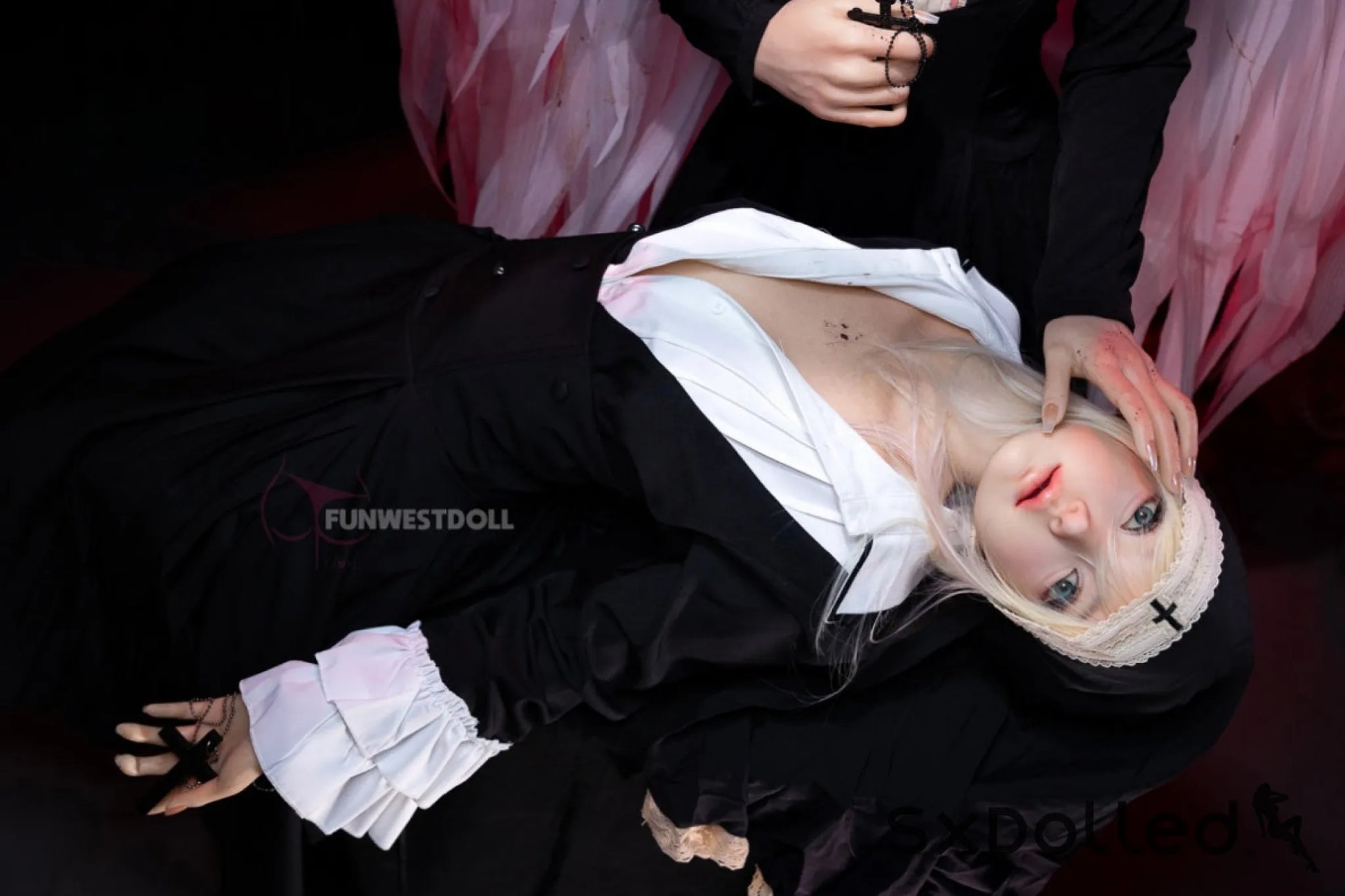 Bella C (A-Cup) (159cm) | Angel Nun Cosplay Sex Doll | Funwest Doll A-Cup / 159cm / Blonde Sex Doll