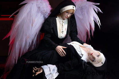 Bella C (A-Cup) (159cm) | Angel Nun Cosplay Sex Doll | Funwest Doll A-Cup / 159cm / Blonde Sex Doll