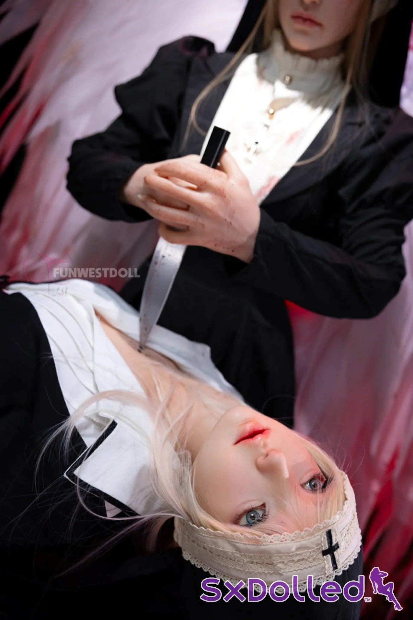 Bella C (A-Cup) (159cm) | Angel Nun Cosplay Sex Doll | Funwest Doll A-Cup / 159cm / Blonde Sex Doll