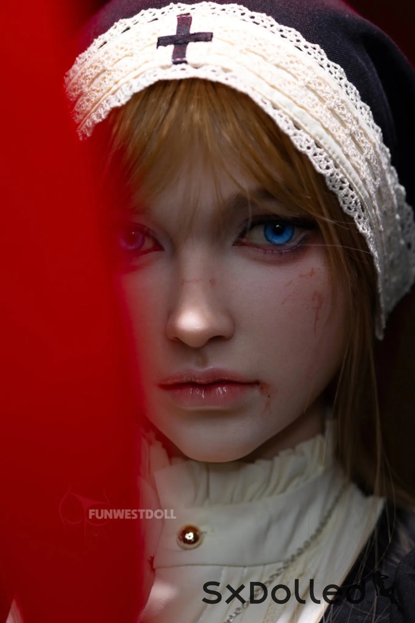 Bella C (A-Cup) (159cm) | Angel Nun Cosplay Sex Doll | Funwest Doll A-Cup / 159cm / Blonde Sex Doll