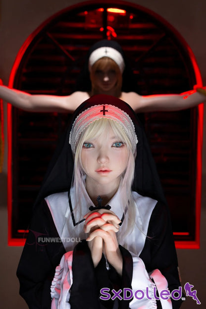 Bella C (A-Cup) (159cm) | Angel Nun Cosplay Sex Doll | Funwest Doll A-Cup / 159cm / Blonde Sex Doll