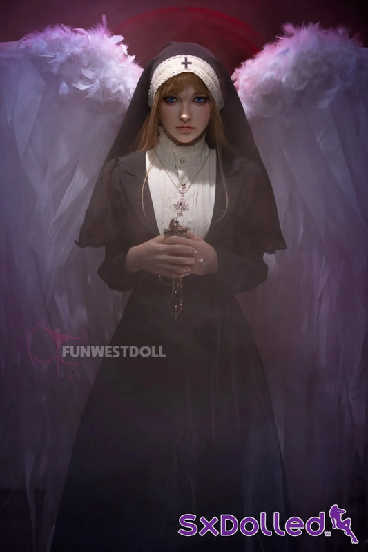 Bella C (A-Cup) (159cm) | Angel Nun Cosplay Sex Doll | Funwest Doll A-Cup / 159cm / Blonde Sex Doll